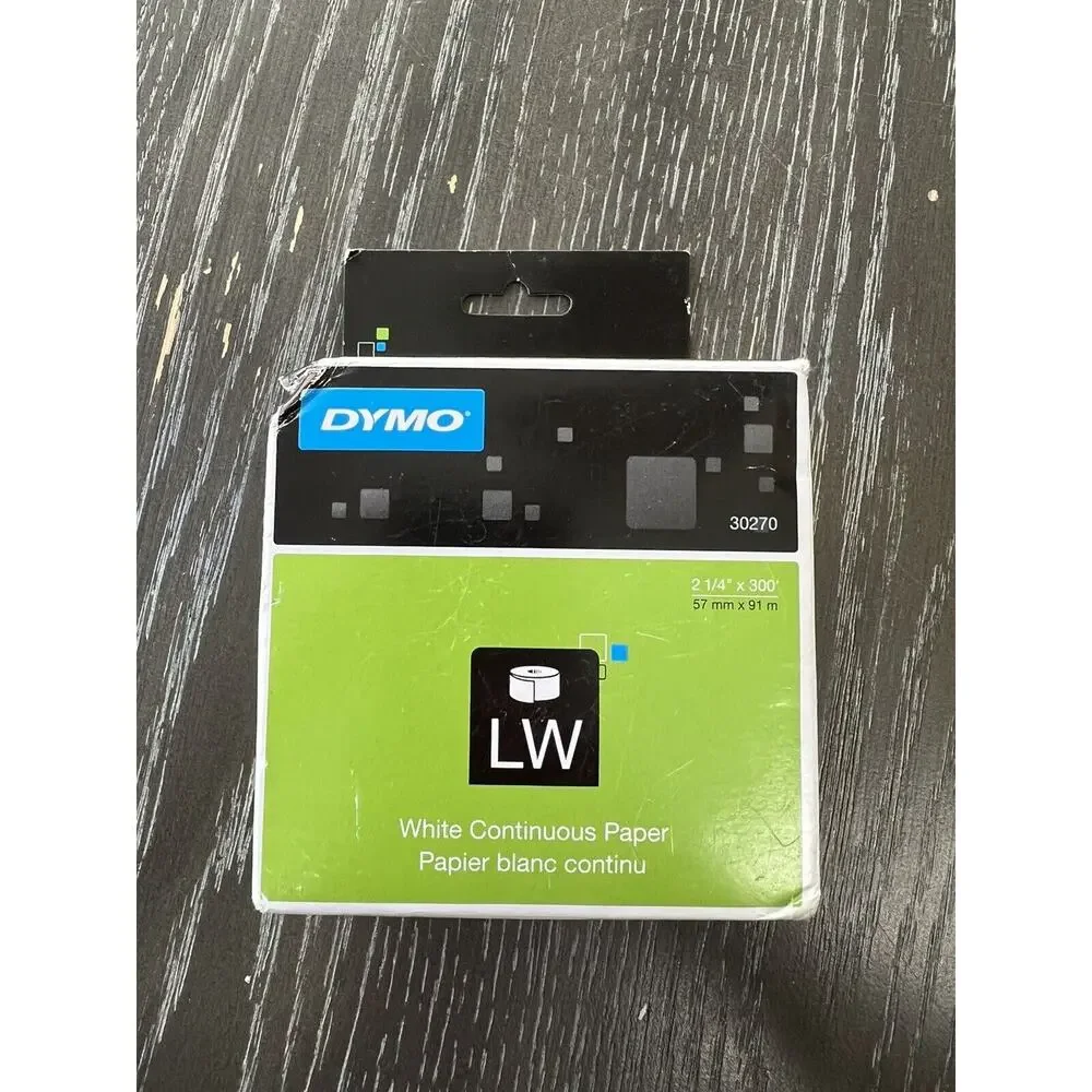 DYMO LabelWriter 30270 White Continuous Paper Roll 2 1/4